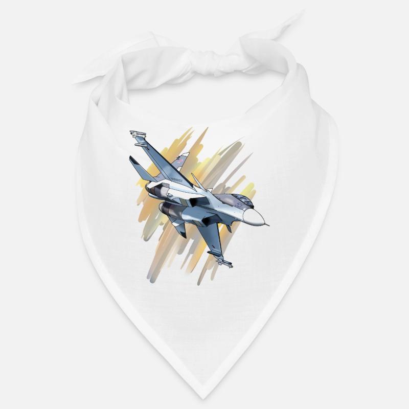 Fighter jet in dynamic design Bandana