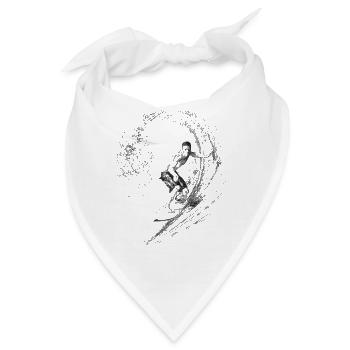 Surfing - Bandana - Weiß - Vorne