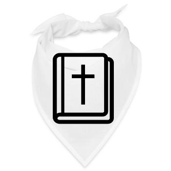 Bibel - Bandana - Weiß - Vorne