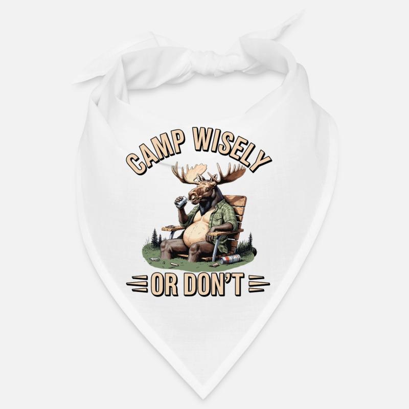 Camp Wisely Moose Bandana