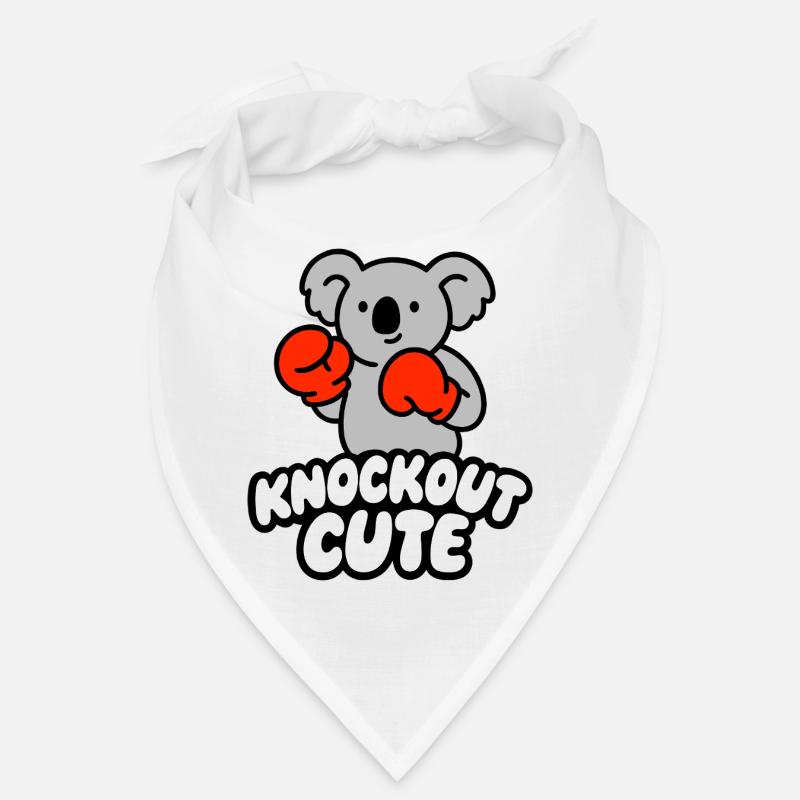 KO Mignon Koala avec des gants de boxe Bandana