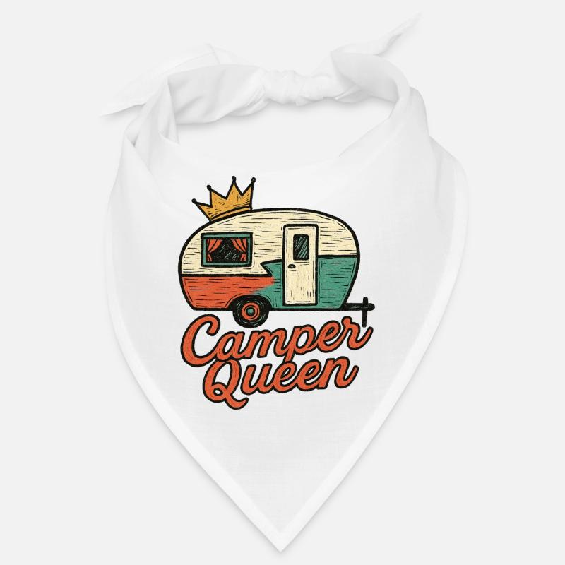 Camper Queen Retro Caravan Bandana
