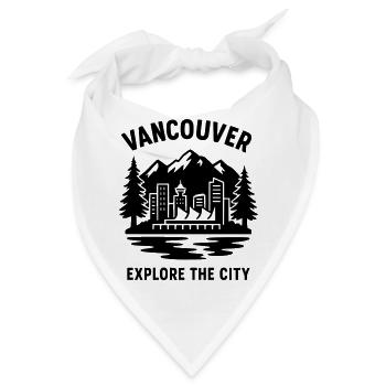 vancouver silhouette - Bandana - Weiß - Vorne