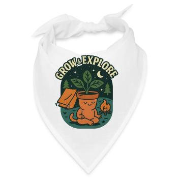 Grow & Explore - Bandana - Weiß - Vorne