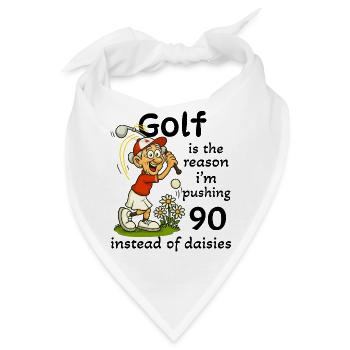Golf - Pushing 90 - Frau - Bandana - Weiß - Vorne