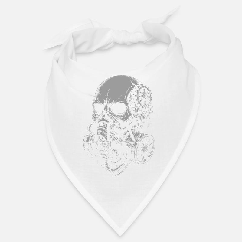 Steampunk Skull Gearwork Bandana