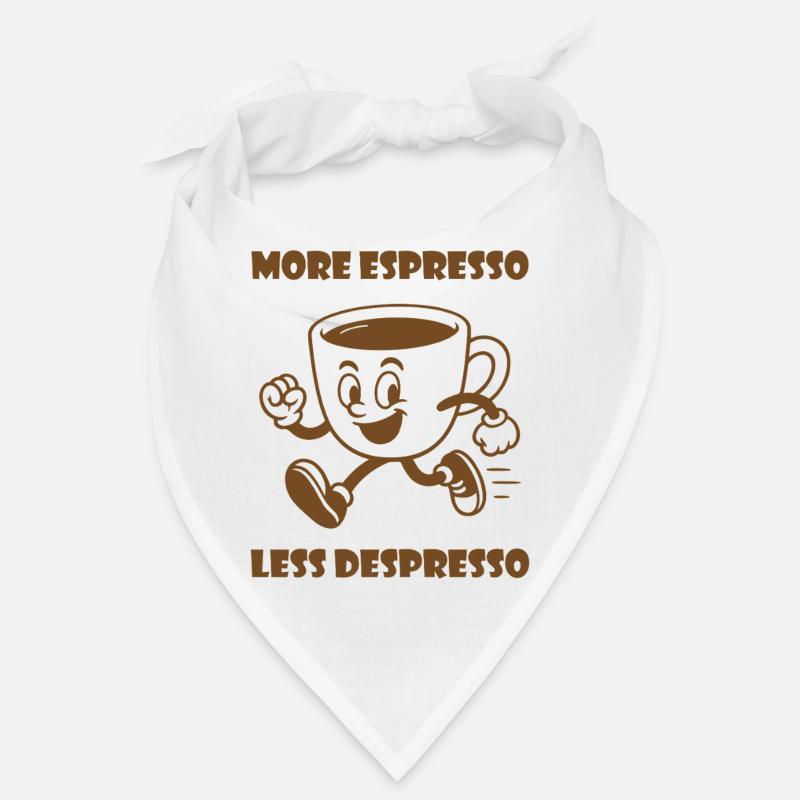 Plus d’espresso Moins de Despresso Bandana