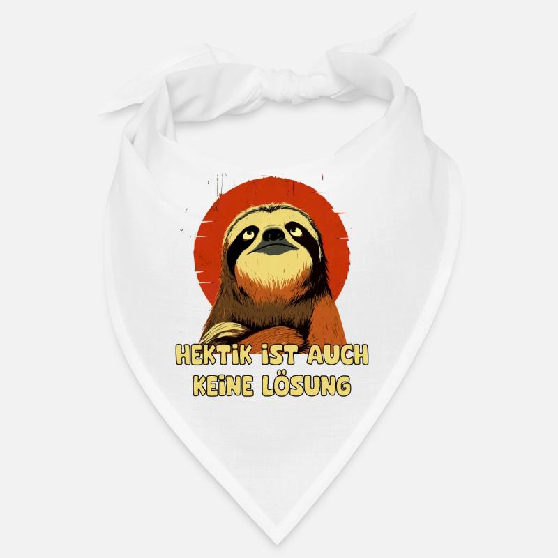 Langsam statt Hektik Sloth Bandana