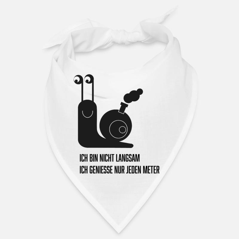 Escargot avec une drôle de phrase Bandana
