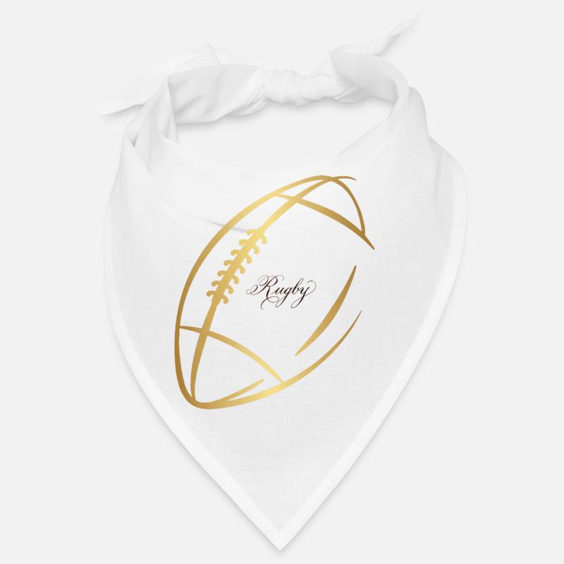Rugby Doré Ball Élégant Bandana