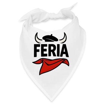 Feria – Baskenland - Bandana - Weiß - Vorne