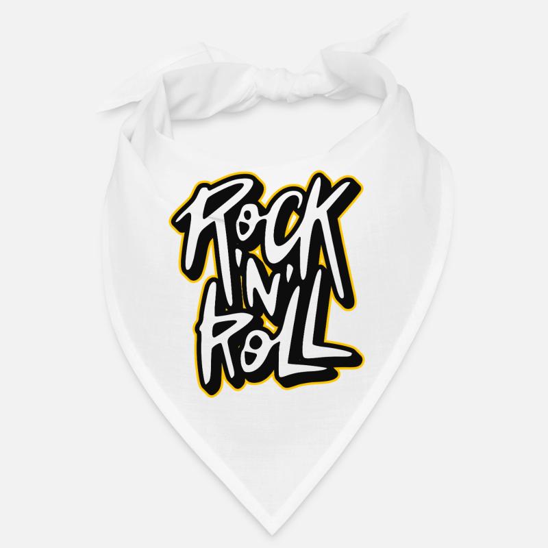 Rock 'n' Roll Graffiti-Stil Skript-Logo Bandana