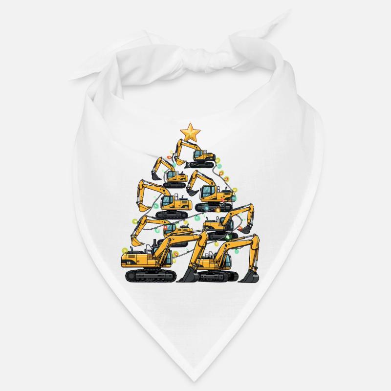 Lustiger Bagger Weihnachtsbaum Geschenk Bandana