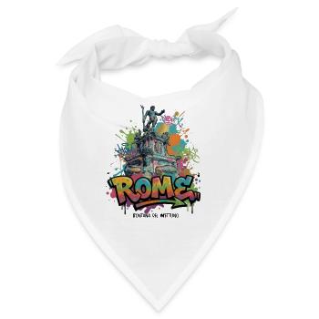 Römische Graffiti-Skulptur Splash - Bandana - Weiß - Vorne