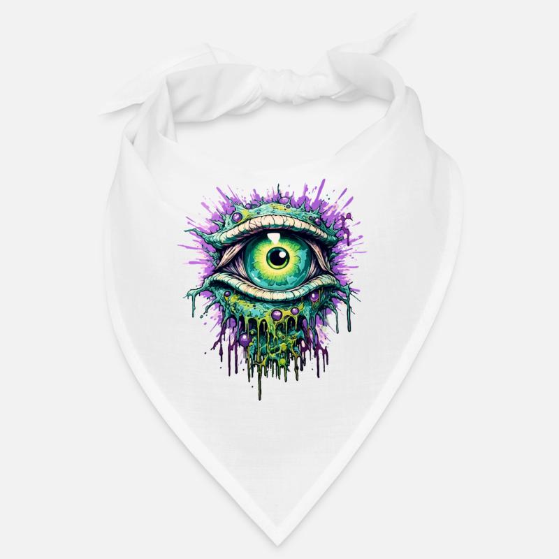 Psychedelic Eye, Voyage coloré LSD Drogues Bandana