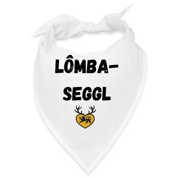 Lombaseggl Schwäbisch - Bandana - Weiß - Vorne