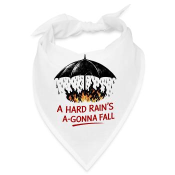 Feuer Regeb under Regenschirm - Bandana - Weiß - Vorne