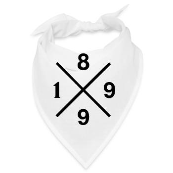 1899 Fußball Fan Frankfurt Hoodie, Socken, Kissen - Bandana - Weiß - Vorne