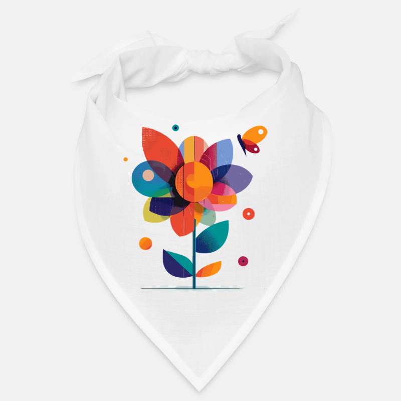 bunte Blume Bandana