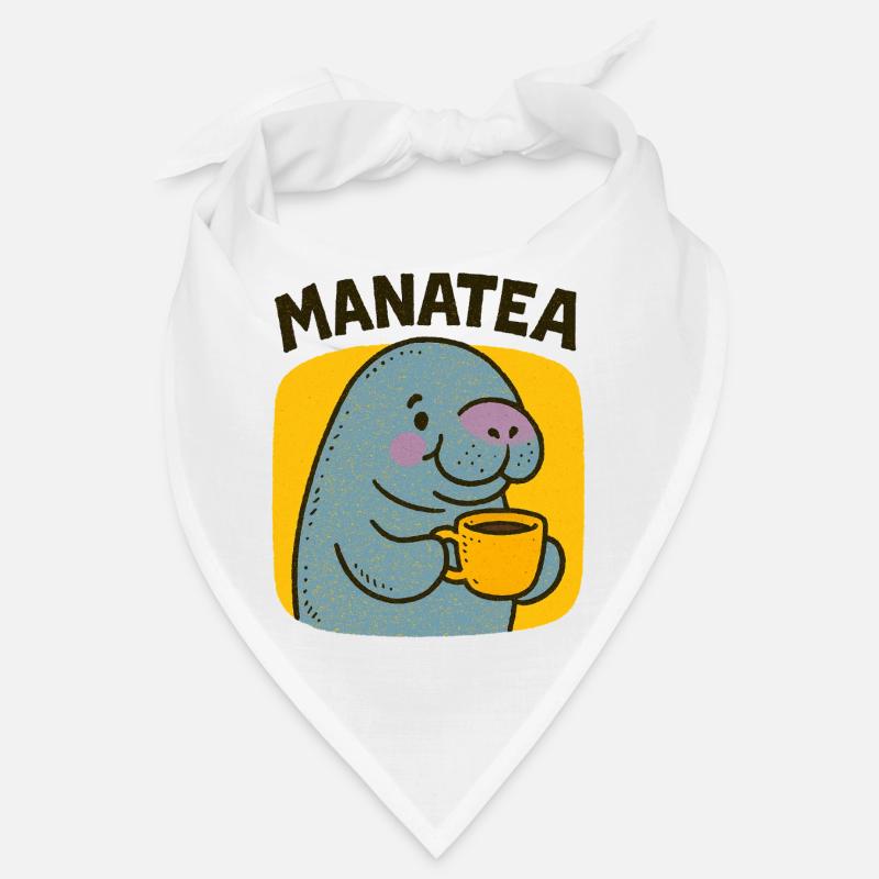 Manatea Cheer: Manatee Sips Tea Bandana