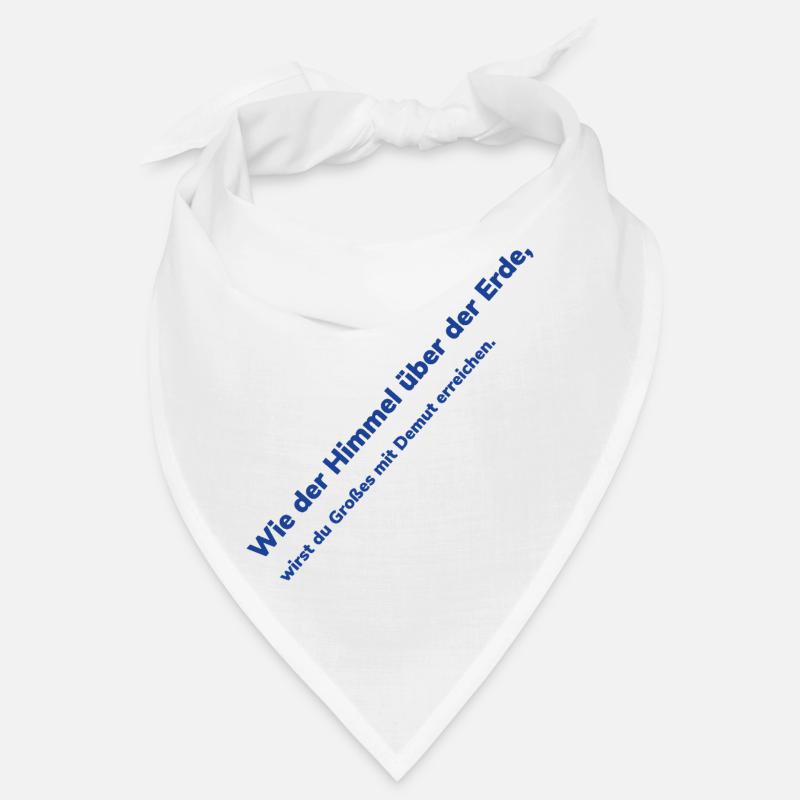Texte diagonal Heaven Over Earth Bandana