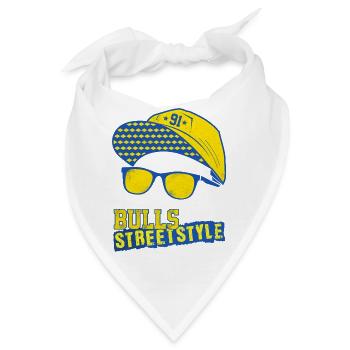 Bull Streetstyle Design - Bandana - Weiß - Vorne