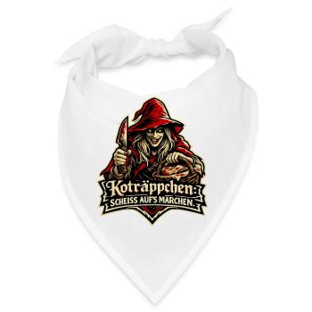 Rotkäppchen (Koträppchen) Parodie: Scheiß Märchen - Bandana - Weiß - Vorne