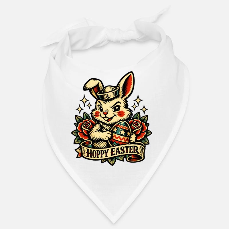 Bunny Bunny Spring Summer Easter Garden Bandana