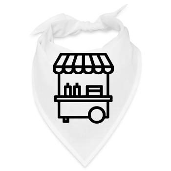 Street Food Cart - Bandana - Weiß - Vorne