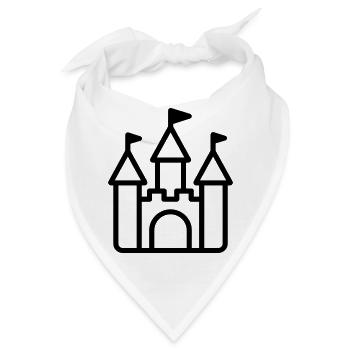 Burg - Bandana - Weiß - Vorne