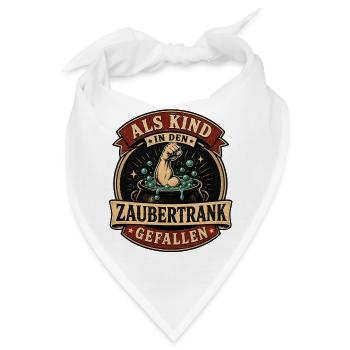 Als Kind in den Zaubertrank gefallen - Bandana - Weiß - Vorne