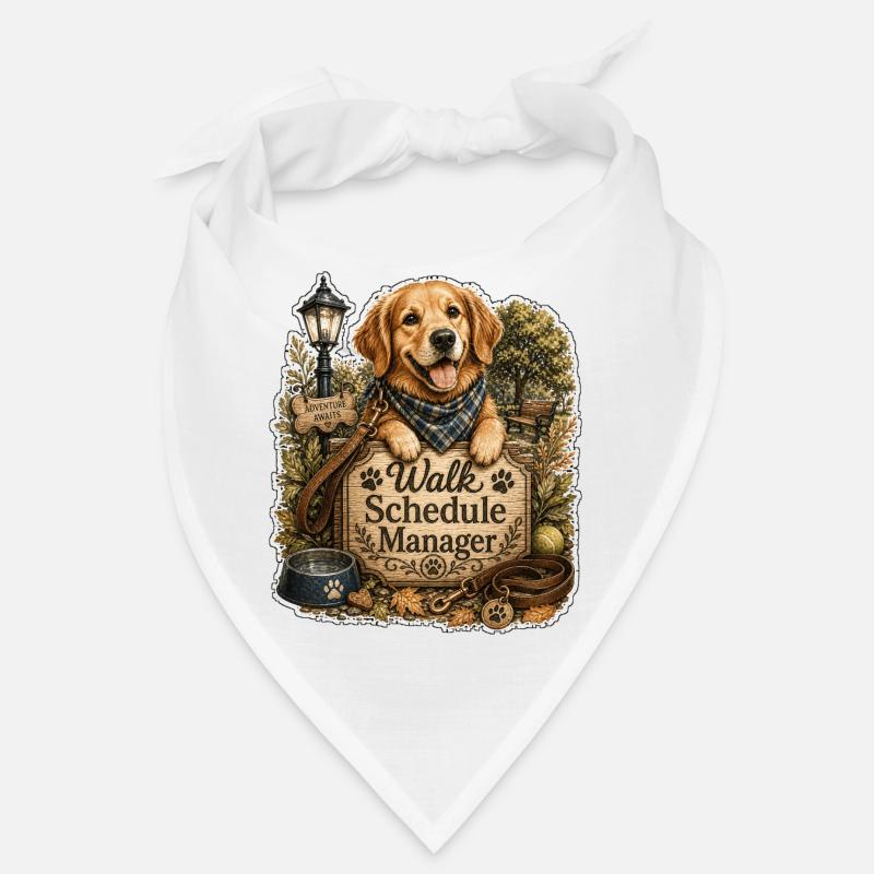 Walk Schedule Manager Dog Bandana