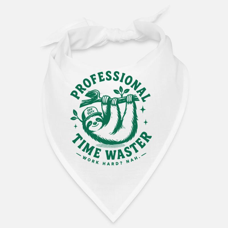 Professional Time Waster Sloth Bandana