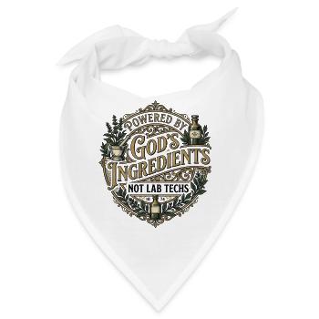 Gods Food - Bandana - Weiß - Vorne