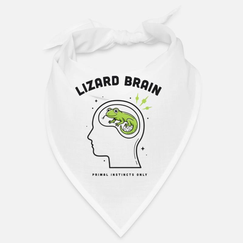 Lizard Brain Lizard Profile Brain Psychology Bandana
