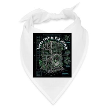 Plant Soundsystem - Bandana - Weiß - Vorne