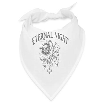 Ewige Nachtblüte - Bandana - Weiß - Vorne