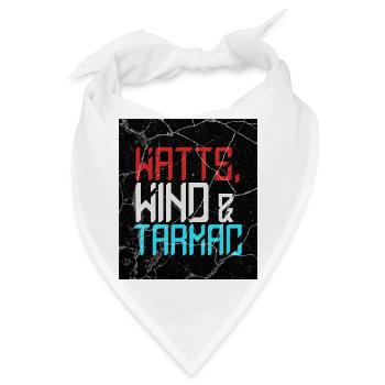 Watts Wind Tarmac - Bandana - Weiß - Vorne