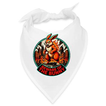 Apokalypse Hase - Bandana - Weiß - Vorne