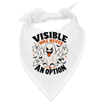 Unsichtbar War Nie Eine Option - Bandana - Weiß - Vorne