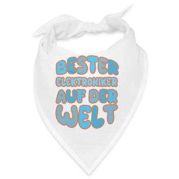 Geschenk für Elektroniker - Bandana - Weiß - Vorne