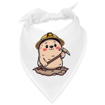Kleiner Bergmann - Bandana - Weiß - Vorne