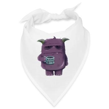Morgenmuffel - Bandana - Weiß - Vorne