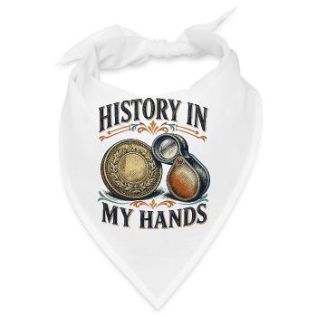 Münzsammeln Numismatiker Numismatik Münzsammler - Bandana - Weiß - Vorne