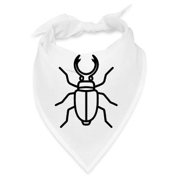 scarabée - Bandana - Weiß - Vorne