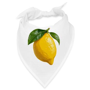 Zitrusfrüchte aus Amalfi - Bandana - Weiß - Vorne