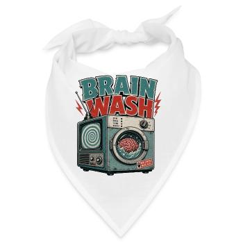BRAIN WASH MACHINE - Bandana - Weiß - Vorne