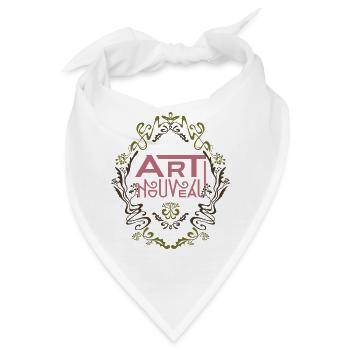 Jugendstil - Bandana - Weiß - Vorne