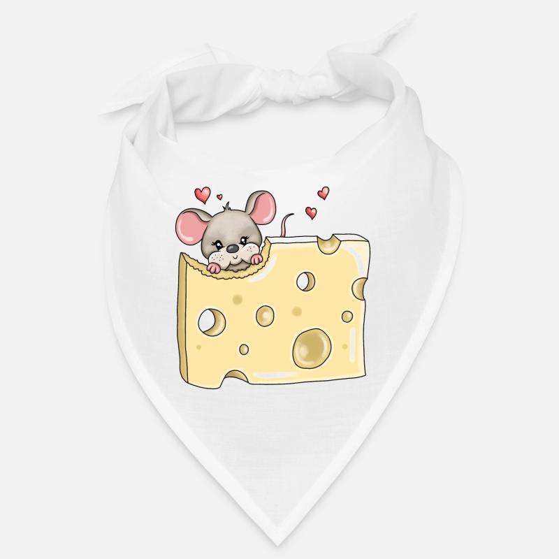Fromage affamé de trous de souris Bandana