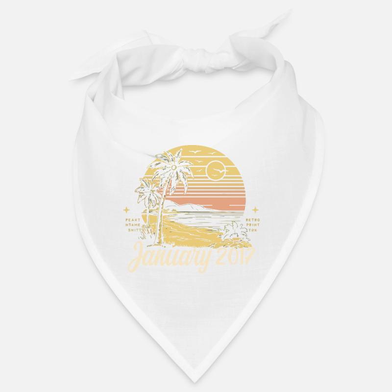 2017 Geburtstag Januar 2017 - Geschenk Januar 2017 Bandana